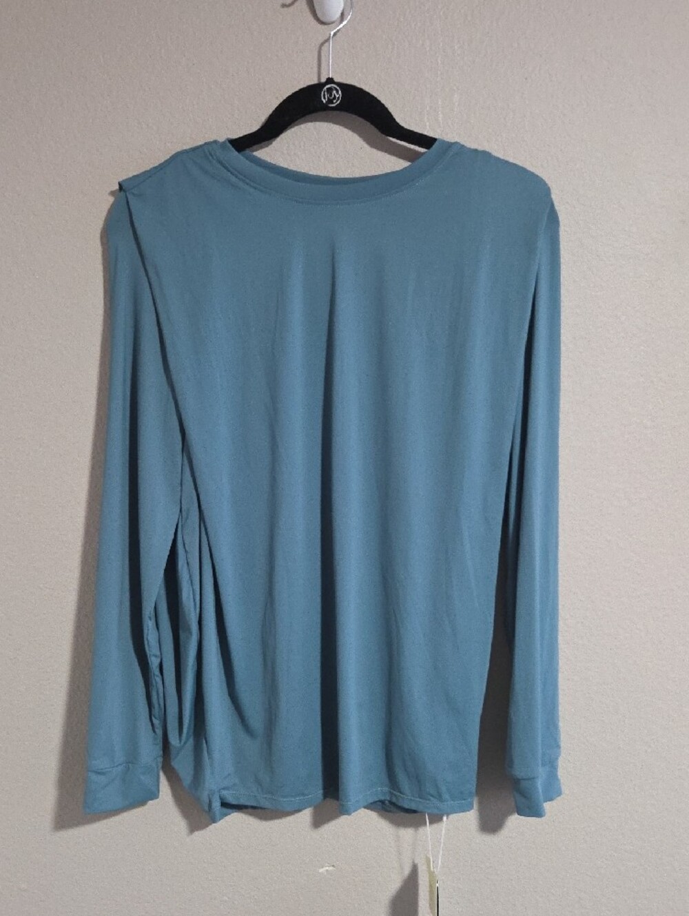 Halara Round Neck Long Sleeve Ruched Yoga Sports Top UPF50+ - Picture 3 of 6